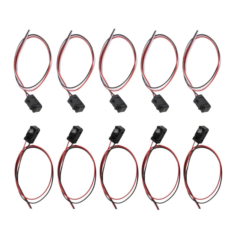 GROUP Visual Sensors 3 5V อุปกรณ์สัญญาณ NPN ที่รองรับสําหรับ Microcontrollers