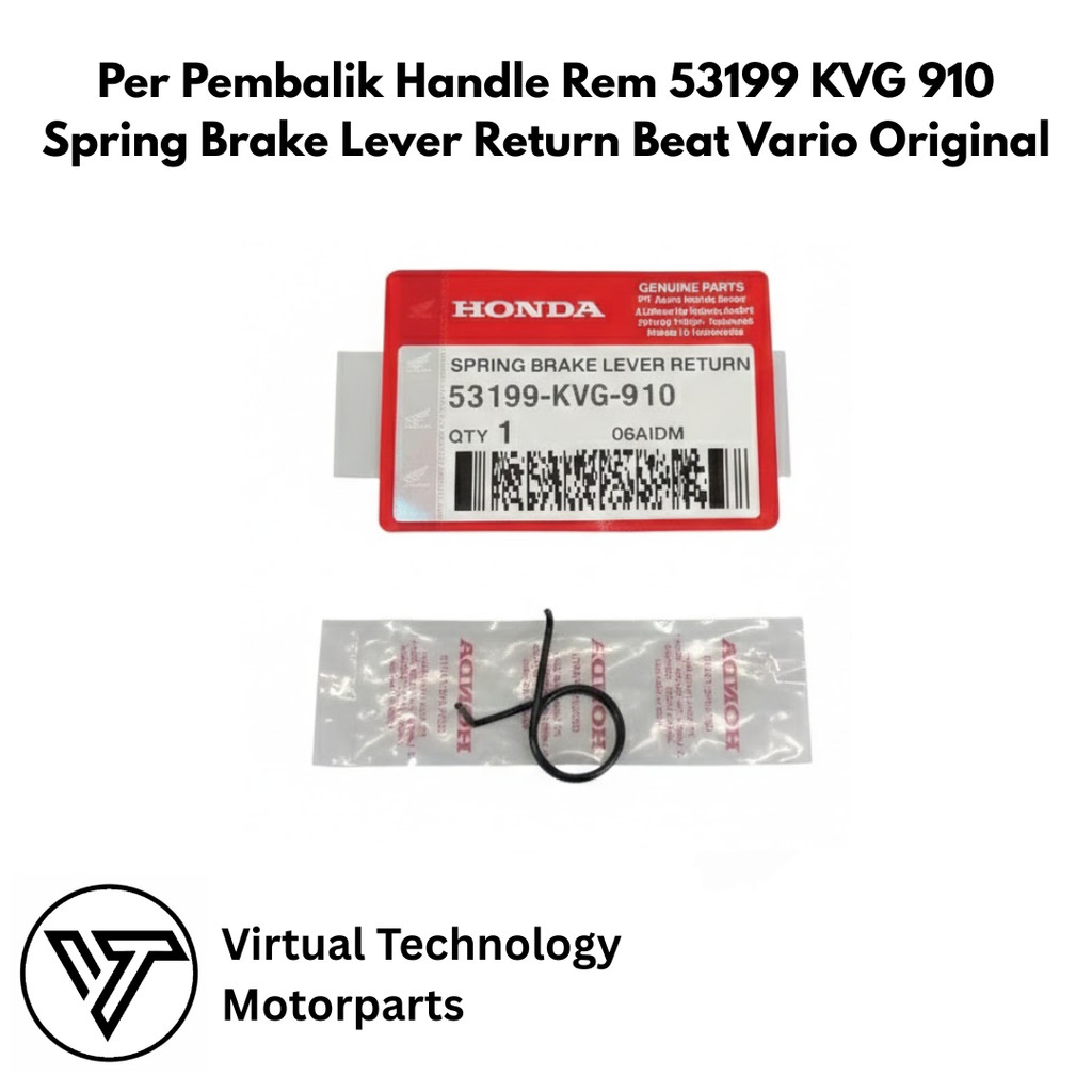 มือเบรค Return 53199 KVG 910 มือเบรคสปริง Return Beat Vario Original