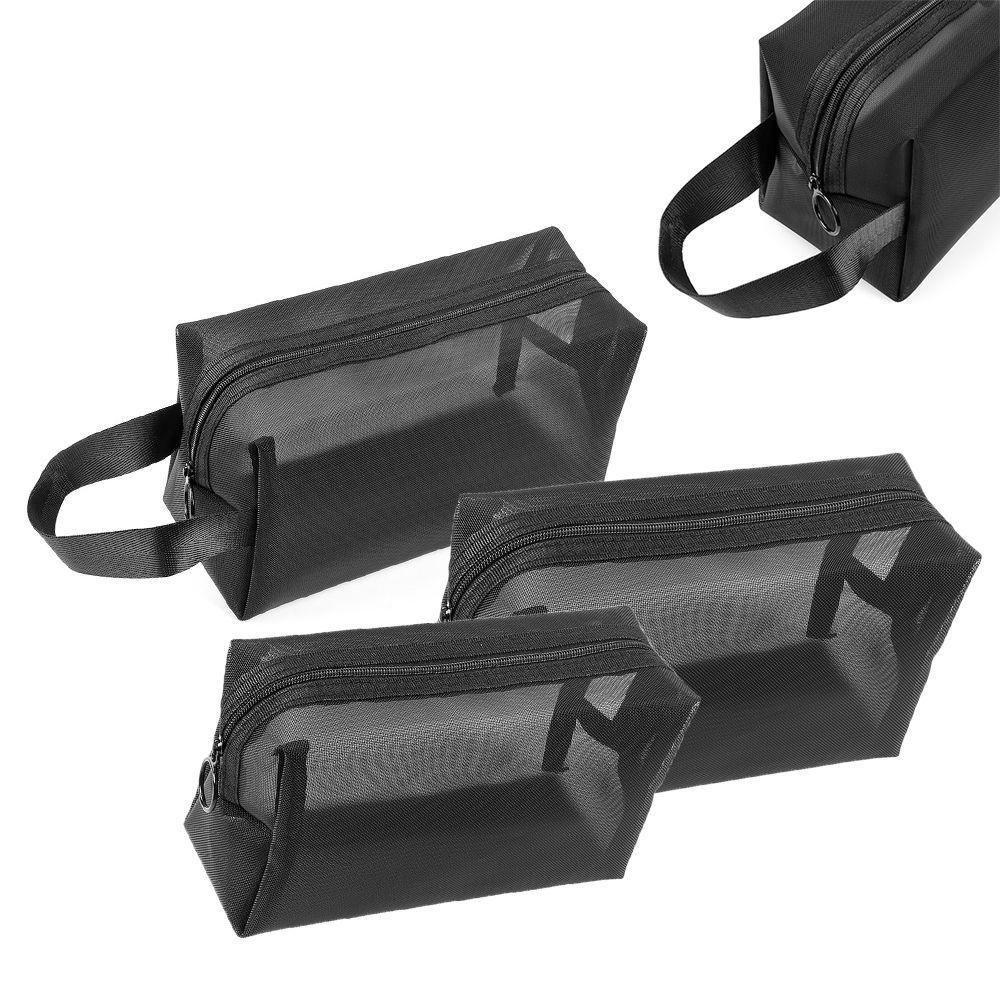 Tonfashion กระเป๋าเครื่องสําอาง กระเป๋าตาข่าย สําหรับตั้งแคมป์ - รูปที่ 5