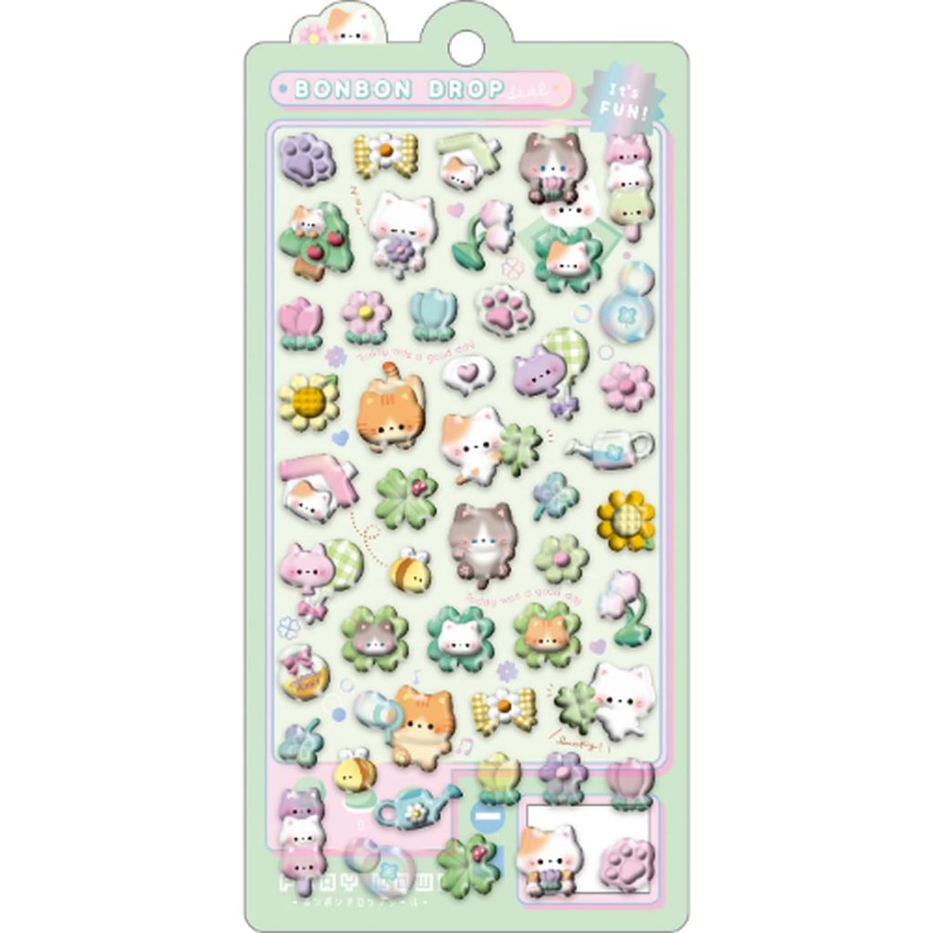 Q-Lia Bonbon Drop Stickers (Cat / Dog)ㅤDirect From Japan
