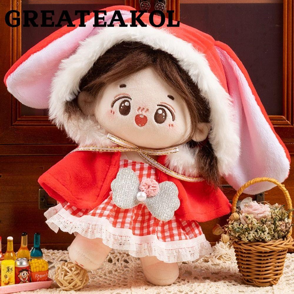 GREATESKOL Doll Clothing Set, Nifty Pretty 20cm Cotton Doll Dress, Doll Accessories Cute Princess Lo