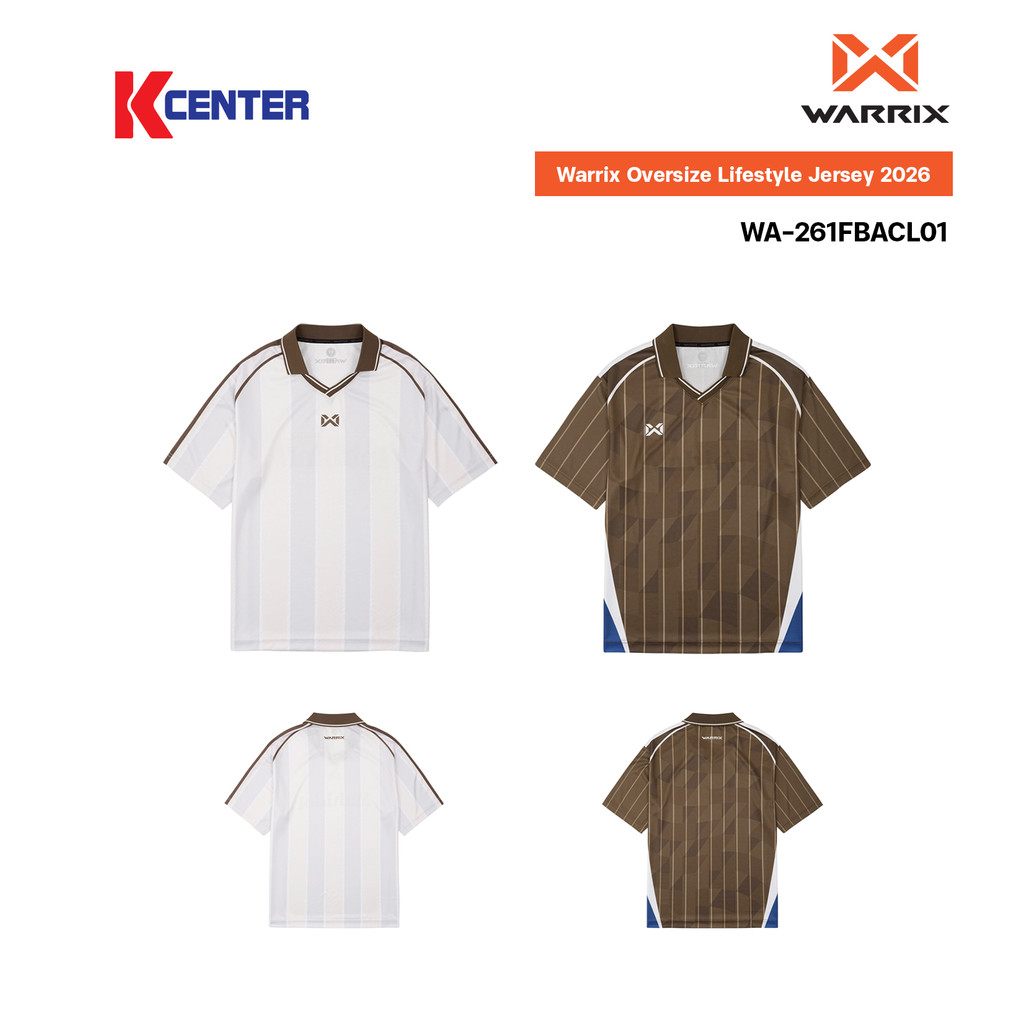Warrix เสื้อกีฬาทรงโอเวอร์ รุ่น Oversize Lifestyle Jersey 2026 (WA-261FBACL10)