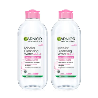 Garnier Micellar Cleansing Water [400ml x 2pcs] การ์นิเย่ ไมเซล่า คลีนซิ่ง.