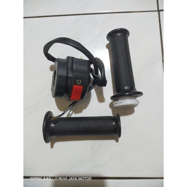 HANDGRIP SET PLUS RIGHT SWITCH RX KING NEW RX KING OLD