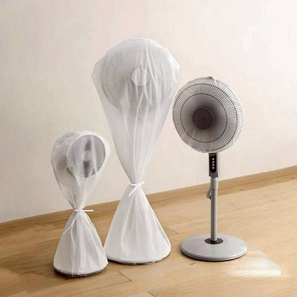 【MUSIHOME ถูกที่สุด】พลาสติกคลุมพัดลมกันฝุ่น PEVA แบบครอบครึ่งและเต็ม กันฝุ่น กันน้ำ CTN7016 Z5