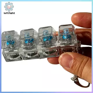 ซ้าย 4/9 คีย์คีย์บอร์ดแกนเครื่องทดสอบ LED คีย์บอร์ดของเล่นความเครียดบรรเทา DIY Fidget ปุ่ม Keycap Fidget พวงกุญแจของเล่นของขวัญ GHT
