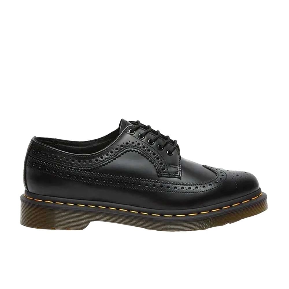 Dr.Martens 3989 Yellow Stitch Brogue Shoes Black Unused