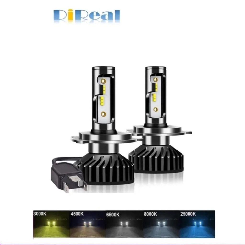 H4 H7 LED ไฟหน้าหลอดไฟ H1 H3 H11 HB3 HB4 9005 HB3 9006 HB4 รถ LED โคมไฟหมอก 12V 80W Hi/Lo Beam 3000K