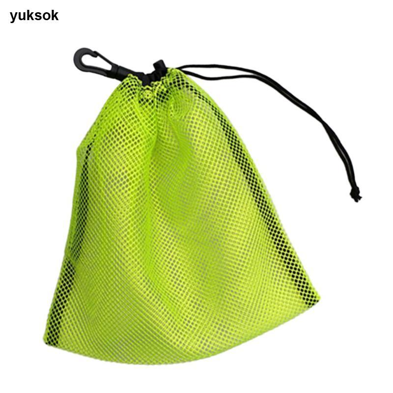 Yuksok กระเป๋าตาข่ายน้ำหนักเบานำลูกบอล ทำจากวัสดุไนลอน ใช้สำหรับกีฬาต่างๆ เช่น กอล์ฟและเทนนิส สามารถใส่ลูกบอลได้มากถึง 30 ลูก มีสายดึงเปิดปิด และมีให้เลือกสี — صورة 6