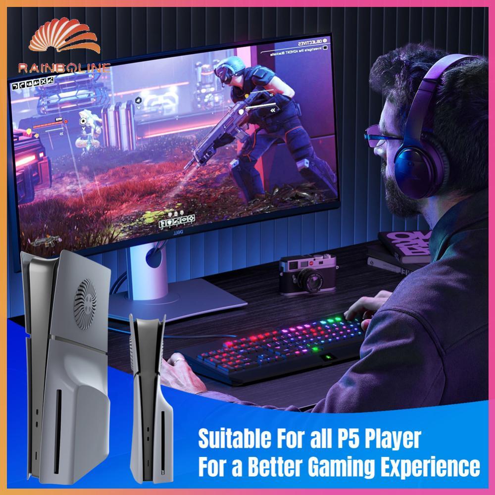 แผ่นหน้าเปลี่ยนเคส ABS สําหรับ Playstation 5 Slim Disc/คอนโซลดิจิตอล