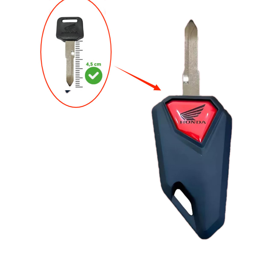 กุญแจรถจักรยานยนต์สําหรับ Honda Titan Fan 160 Xre Brosss CB300 Start Sahara