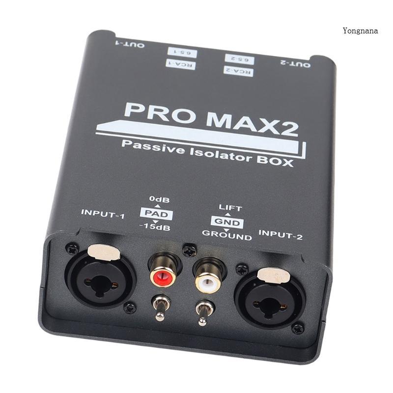 CH* 2 Channel Professional Sound Noise Filter Sound Noise Mixer ไมโครโฟนทั่วไป