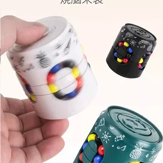 【🇹🇭พร้อมส่ง】Fidget spinnerPuzzle Ball ปริศนา Cube Magic Spinner กระป๋อง Cube Decompression Fidget สมอง Teaser ปริศนาความเครียดบรรเทาของเล่นเด็กผู้ใหญ่ของขวัญ