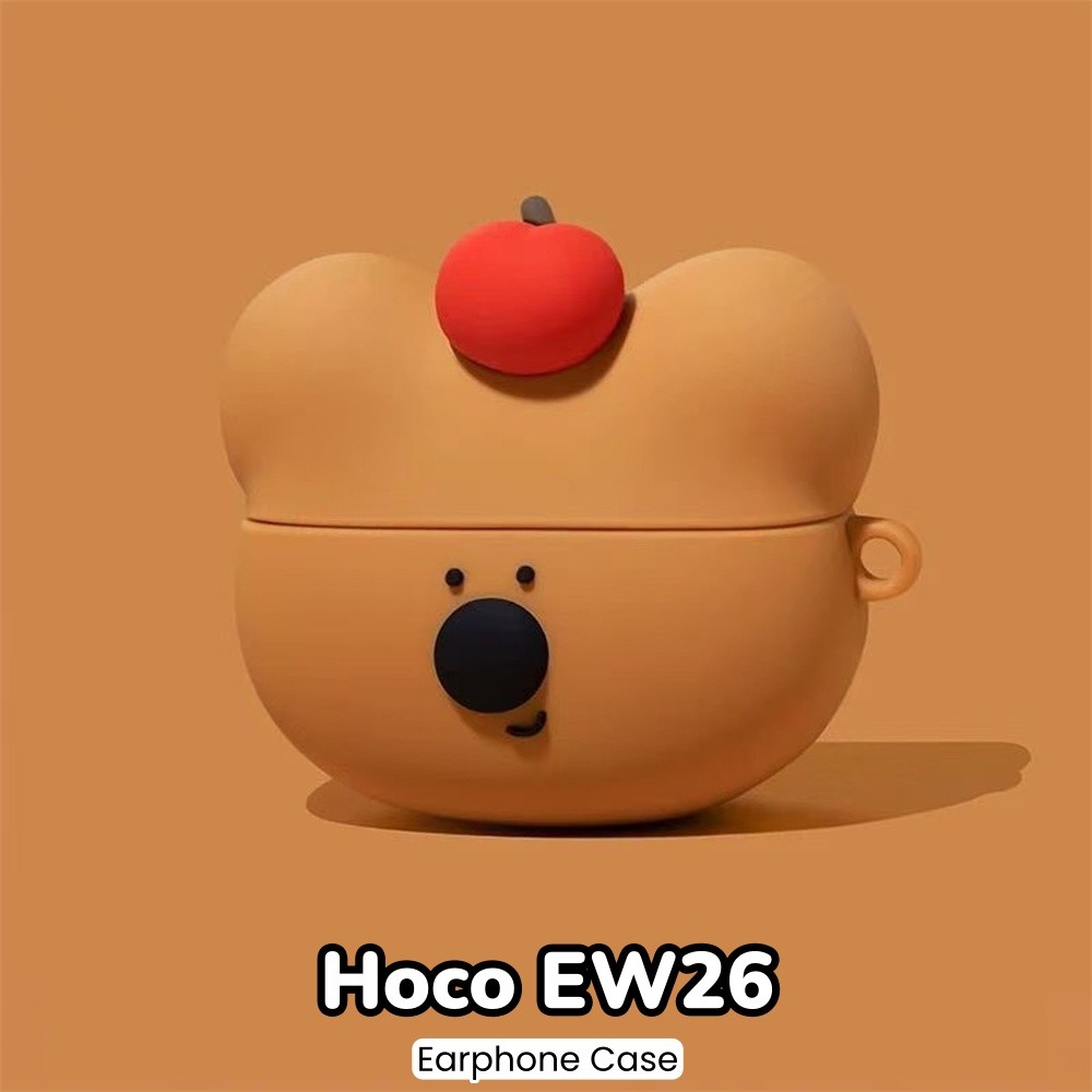 YoshidaFor Hoco EW26 Casing Case Soft Silicone Headphone Case Couple Cute Cartoon NO.8