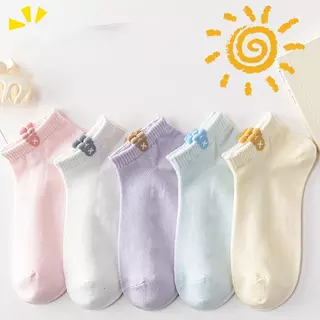 พร้อมส่ง : ถุงเท้า ข้อสั้น bunny mini 5 คู่ สวยน่ารัก สดใส ใส่ได้ทุกวัน เนื้อผ้านุ่ม แฟชั่น