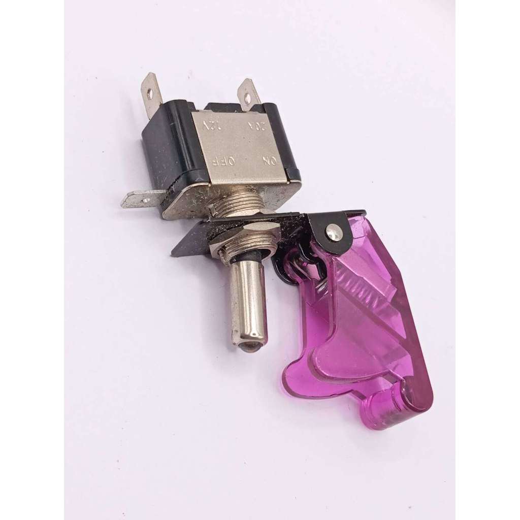 แบรนด์แท้ สวิตช์โยกแบบมีฝาครอบ (Toggle Switch with Safety Cover) สไตล์เครื่องบิน 12v พร้อมส่งจากไทย ราคา ถูกที่สุด ดีลบีเคเค แกลเลอรีภาพที่ 6