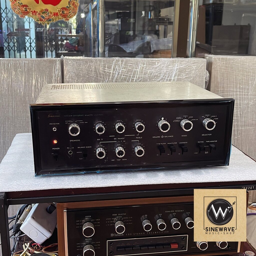 Integrated Amp ยี่ห้อ Sansui รุ่น AU-777D (Made in Japan)