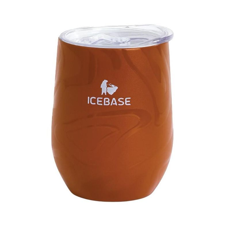 ICEBASE แก้วสูญญากาศ 360ml VLS-529CA น้ำตาล