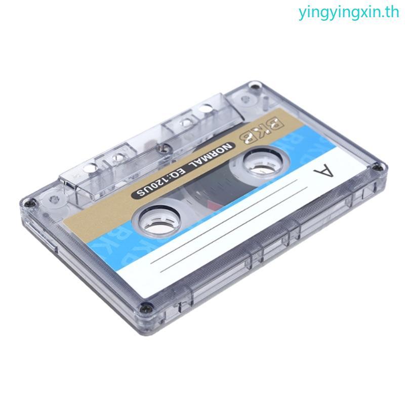 YIN Standard Cassette Blank Tape Player Accessories Empty 60 นาที Magnetic Tape Recording