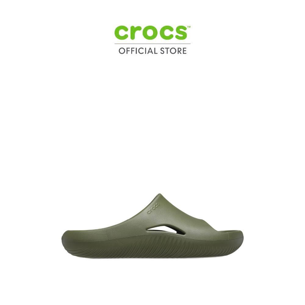 CROCS รองเท้าแตะผู้ใหญ่ MELLOW RECOVERY SLIDE  รุ่น CS 208392-309 - ARMY GREEN