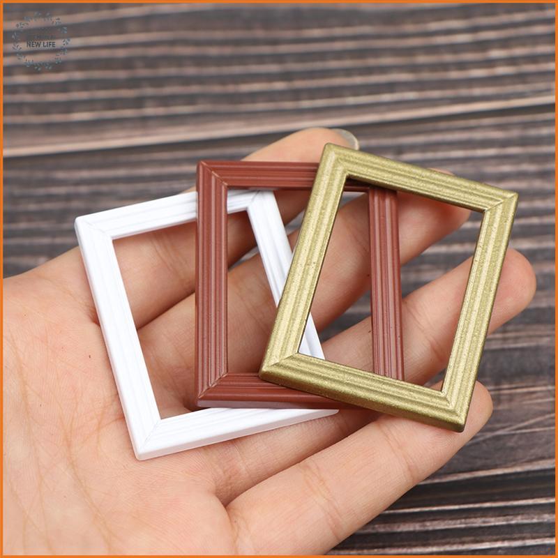 [LS] 1:12 Dollhouse Photo Frames Mirror Frames Photo Border Picture Frames Decor [PH]