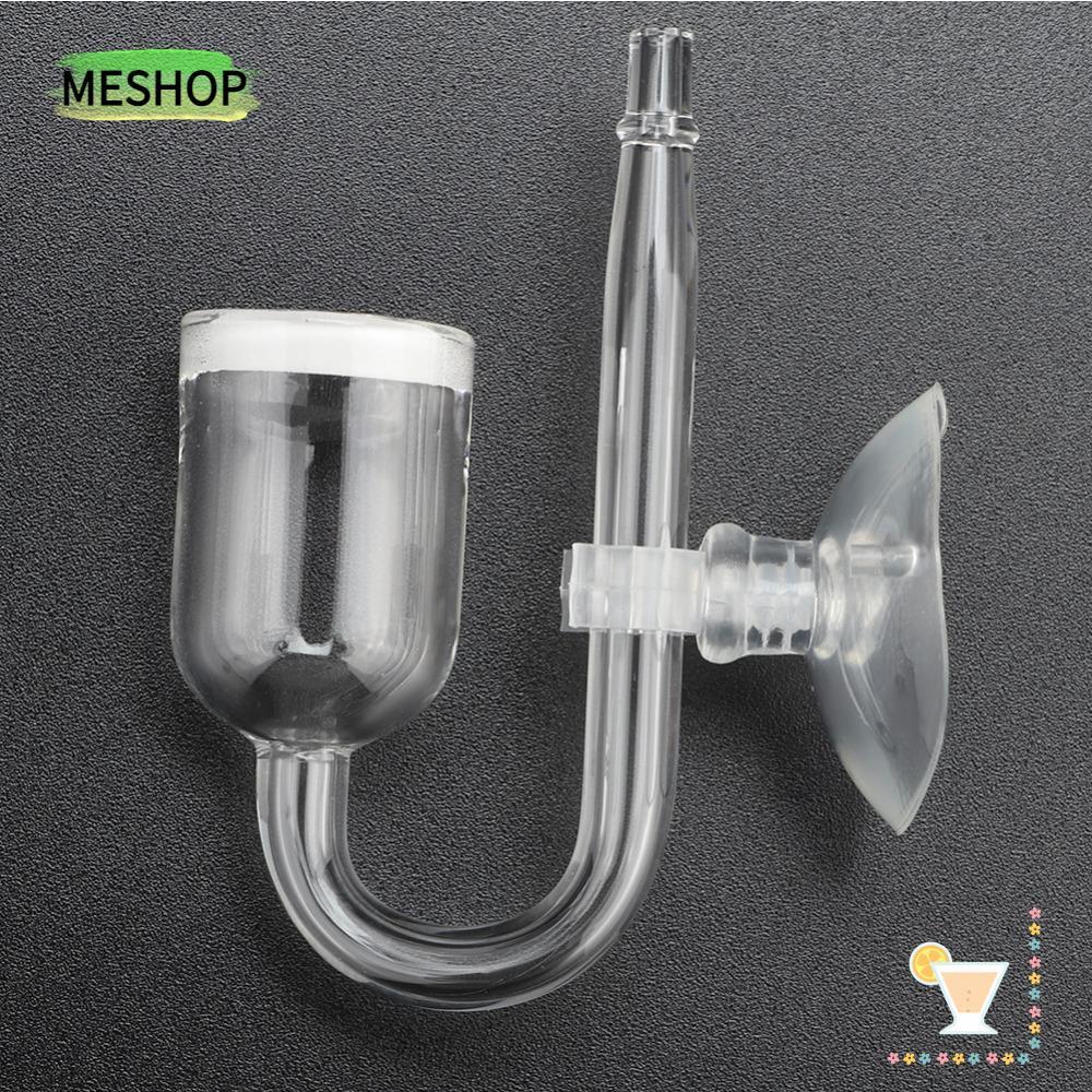 MESHOPTH Glass Aquarium CO2 Refiner, Mini ขนาดโปร่งใส CO2 ละลาย Diffuser, ทนทาน Diffuser แก้ว CO2 At