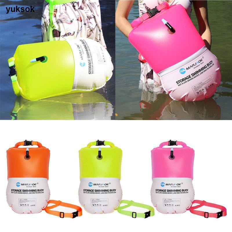 Yuksok Foam Swim Buoy กับDry Bag สำหรับว่ายน้ำและเล่นลูกเห็บ เพิ่มความปลอดภัยในน้ำ