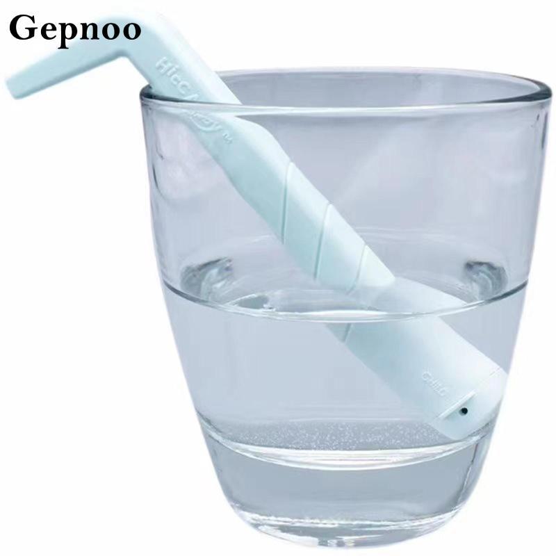 [Hellery2] Hiccup Stopping Straw Anti Hiccup Helper ทันทีหยุด Hiccups แบบพกพาเด็ก Burp Stopping ฟางส