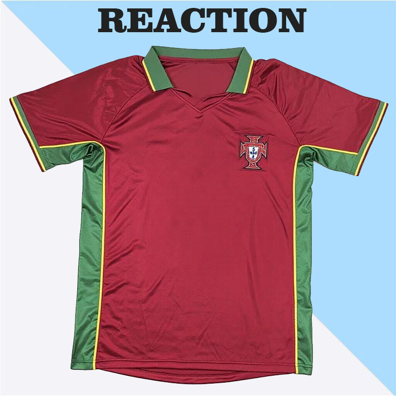 Retro Quick-Drying Football Jersey 1998 Portugal Home Football Jersey Retro Version