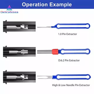 [Delicatesea] 41Pcsprehensive Car Electric Terminal Removal Ejector Tool, Connector Pin Extractor Release Puller สําหรับซ่อมรถยนต์ใหม่