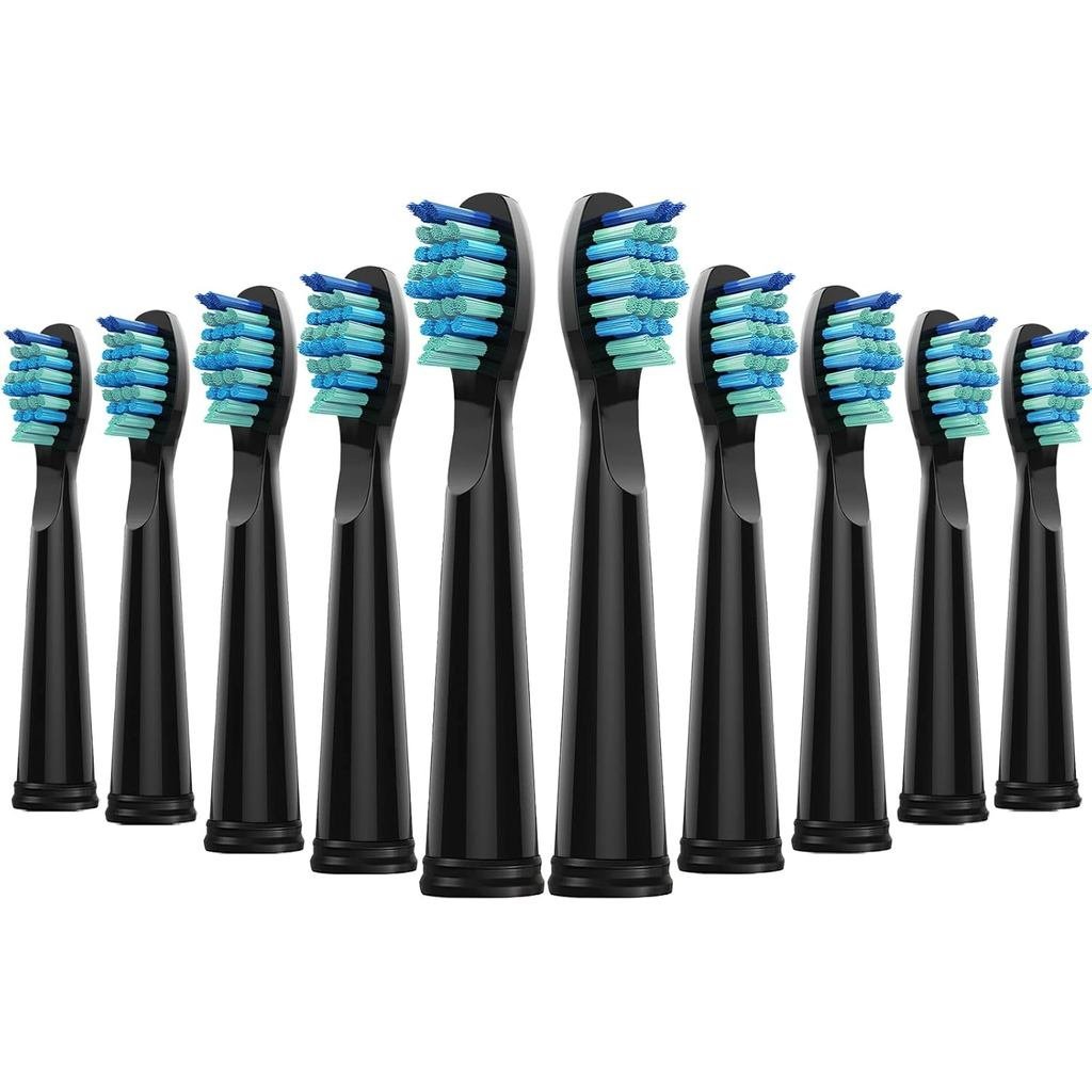 10 แพ็คหัวแปรงสีฟันสําหรับหัวแปรงสีฟัน Fairywill FW-507/508/515/551/9/17/959/2011, FW-D1/FW-D3/FW-D7