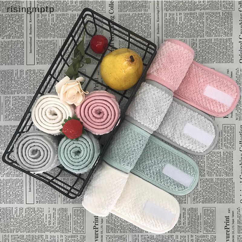 Risingmptp] ผ้าขนหนูล้างหน้านุ่มแต่งหน้าแบบปรับได้สปาอาบน้ําที่คาดผมบนใบหน้าใหม่
