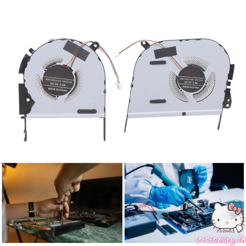 Vision แล็ปท็อป CPU GPU พัดลมระบายความร้อนความร้อนอย่างรวดเร็ววิ่งเงียบสําหรับ M7600 N7600 M6500 หม้