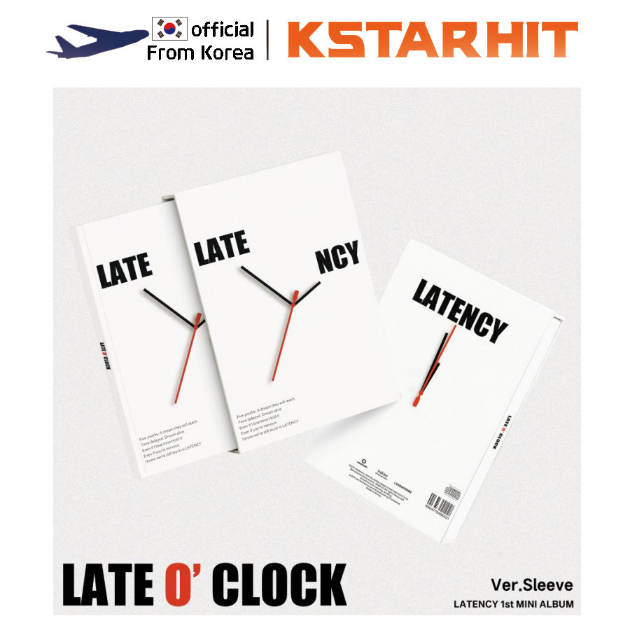 (Sleeve Ver.) LATENCY - LATE O’ CLOCK (1st MiNi ALBUM)