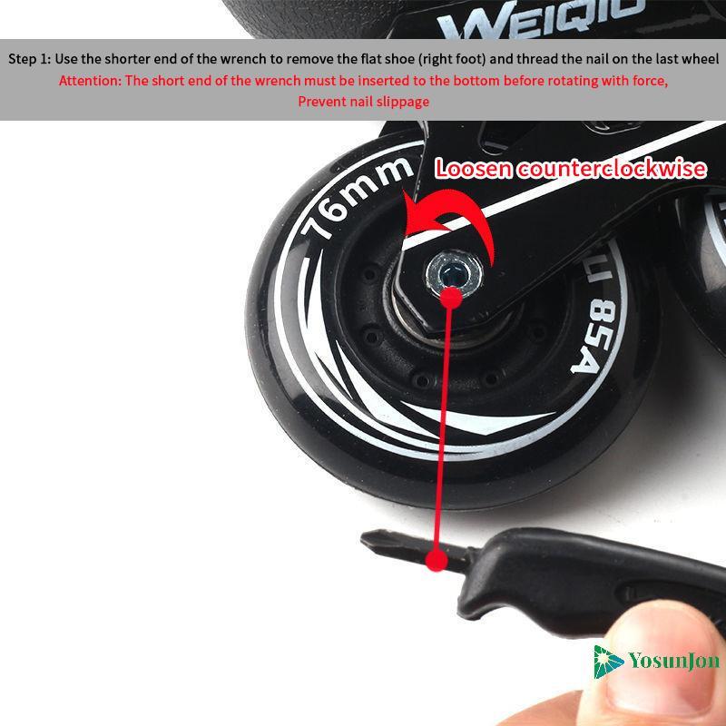 YosunJon] Universal Roller Skate Brakes Stopper Replacement Kids Inline Skate Brake Roller Skate Blo