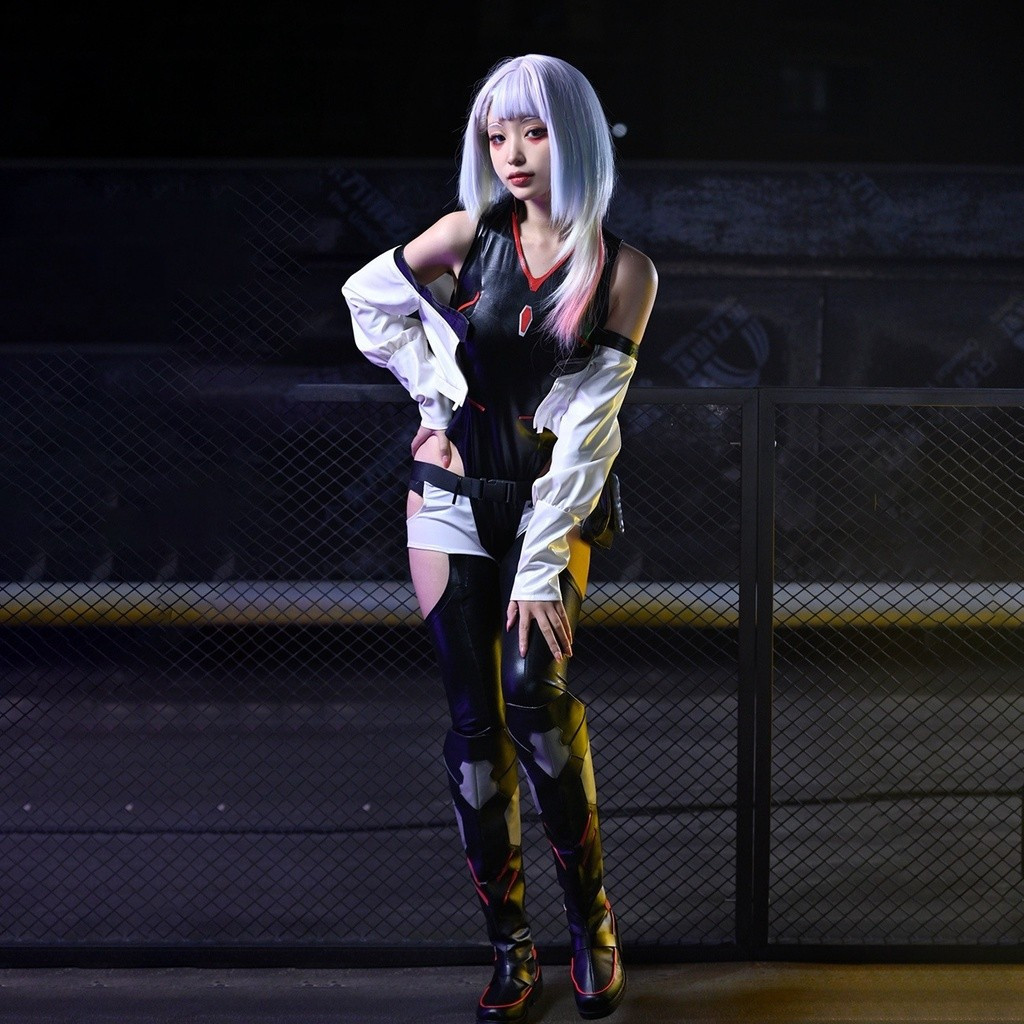 Cyberpunk Lucy cos เสื้อผ้า Lucy cos Cyberpunk cos LUCYcos Edge Walker 2077 เสื้อผ้า Lucy cos