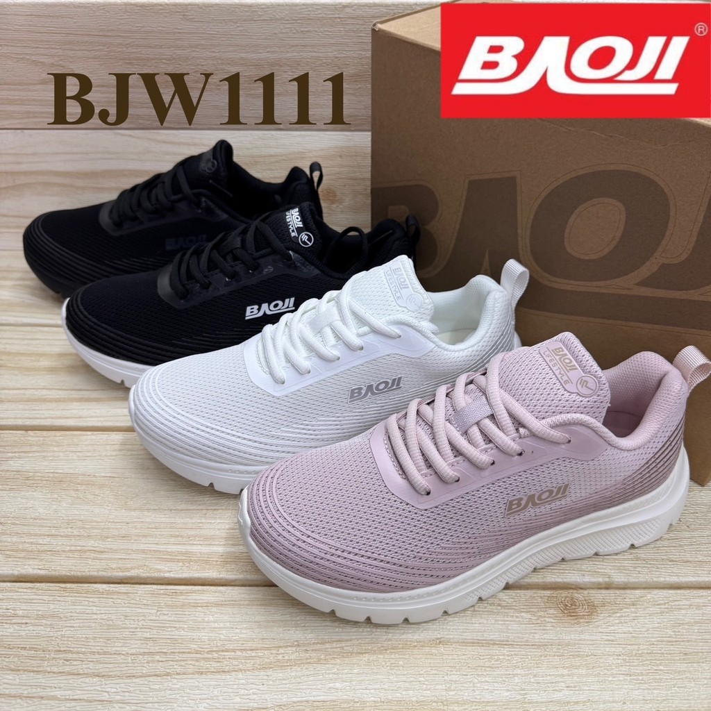BJW 1111 รองเท้าผ้าใบหญิง รองเท้าสนึกเกอร์ บาโอจิ (37-41)