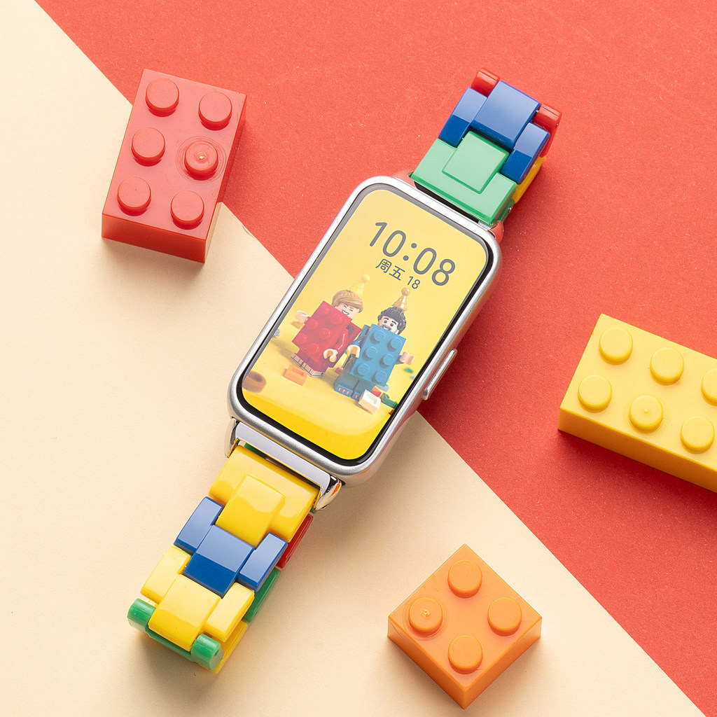 L0DO Y2k เกาหลีฤดูร้อนสี Splicing สําหรับ Huawei Band 11 Band 11 Pro สมาร์ทวอท์ชเปลี่ยนสายรัดข้อมือก