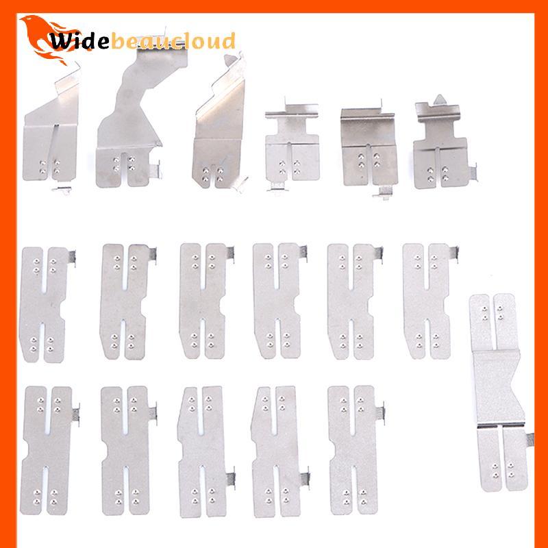 Widebeaucloud 18 ชิ้น/เซ็ต 15x18650 เซลล์ผู้ถือ BMS PCBA Niel Connector สําหรับ DWalt Li-ion แบตเตอร