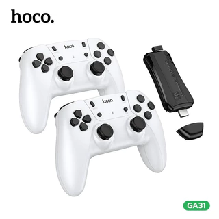 HOCO GA31 Retro Game Stick เครื่องเล่นเกมย้อนยุค 20,000+ เกม ต่อทีวี 4K HDMI พร้อมจอยเกมไร้สาย 2 ตัว เกมส์ต่อทีวี hc6