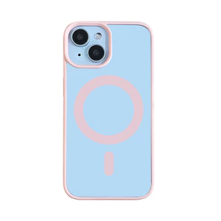 เคสโทรศัพท์แม่เหล็กแบบเรียบง่าย ใช้ได้กับ iPhone 13Pro/11/12ProMax/14/15/16Plus ดีไซน์แม่เหล็กคุณภาพสูงช่วยปกป้องเลนส์