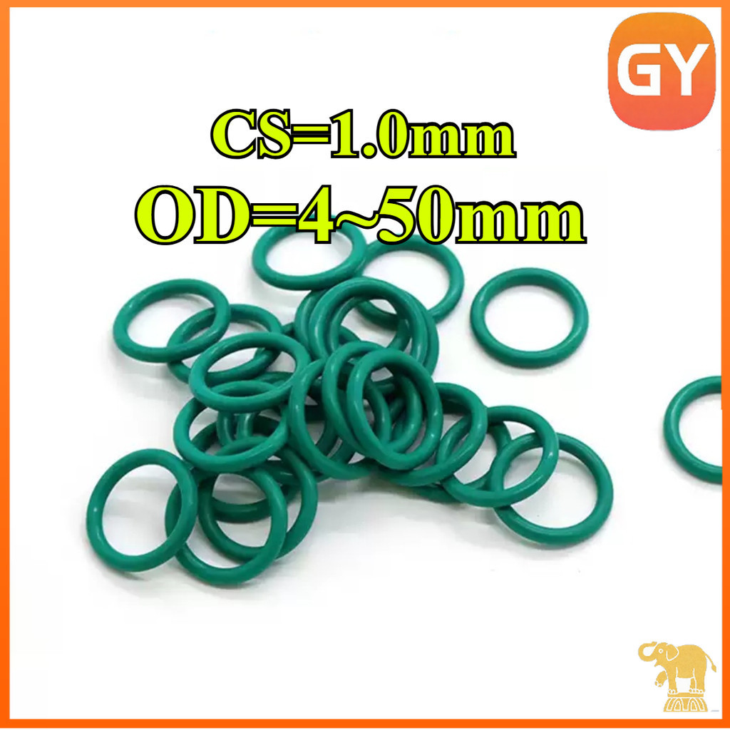 โอริง ORing ยางโอริง FKM เลือกขนาดได้ Cs1.0mm * OD4-50mm [GYYY-TG]