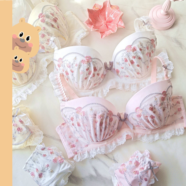 🎀bearbra🎀สไตล์ญี่ปุ่น เสื้อชั้นในผู้หญิงแบบไม่มีโครง ระบายอากาศ สวมใส่สบาย