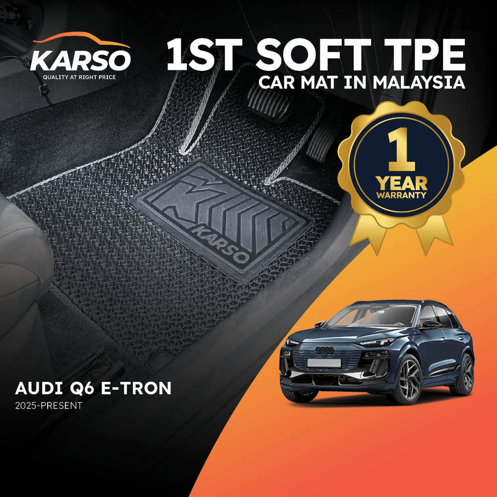 Karso Karpet Kereta พรมรถยนต์ Audi Q6 e-tron (2025-ปัจจุบัน)