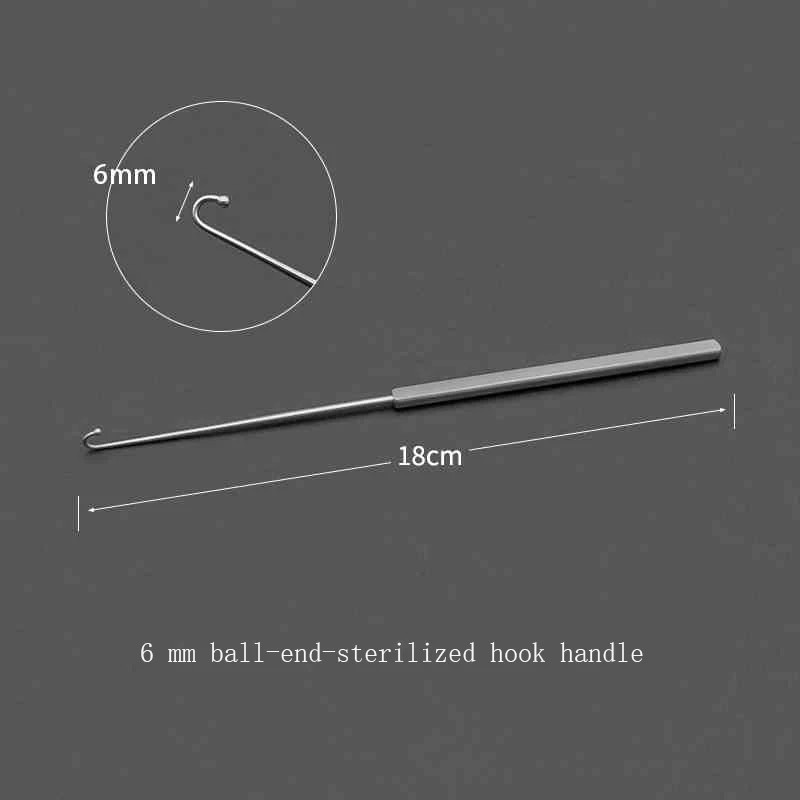 Neutered pet retractor มดลูก retractor โดยไม่เสียหายให้กับ ball-end water drop ovary retractor