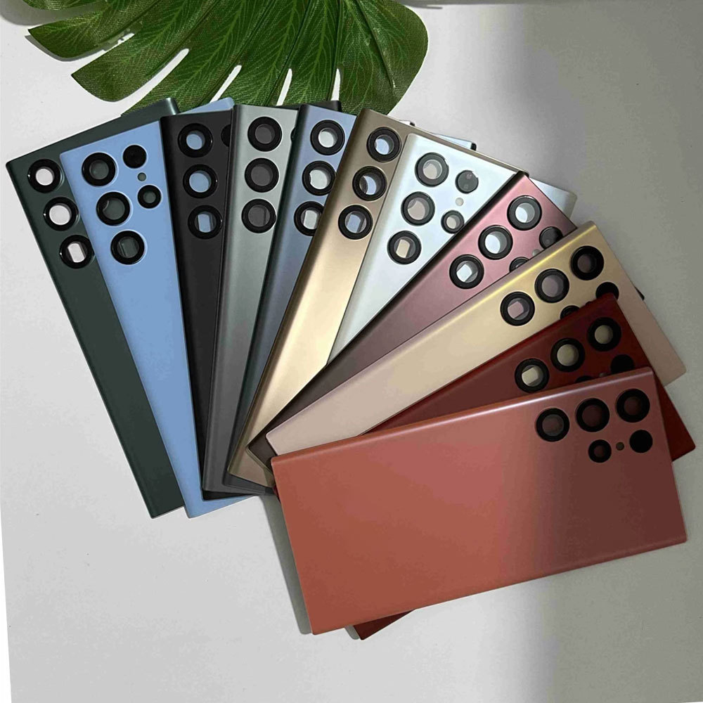 SAMSUNG ฝาครอบแบตเตอรี่สําหรับSamsung Galaxy S22 Ultraกลับแบตเตอรี่ฝาครอบประตูสําหรับSamsung S22U S9