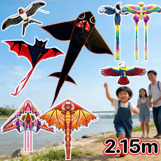 COD ว่าว ECO สีจัดจ้าน โครงสร้าง Flex ง้างไม่หัก รับลมแรง ผ้าชั้นพิเศษ 3D พับซ้อนสวยแบบไทย 🇹🇭 ปลอดสารเด็กเล่นได้
