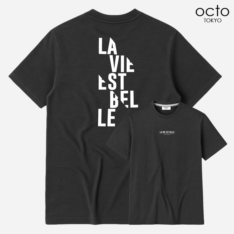 Cotton Tee TOKYO T-shirt La vie est Collection  cotton fabric S-5XL