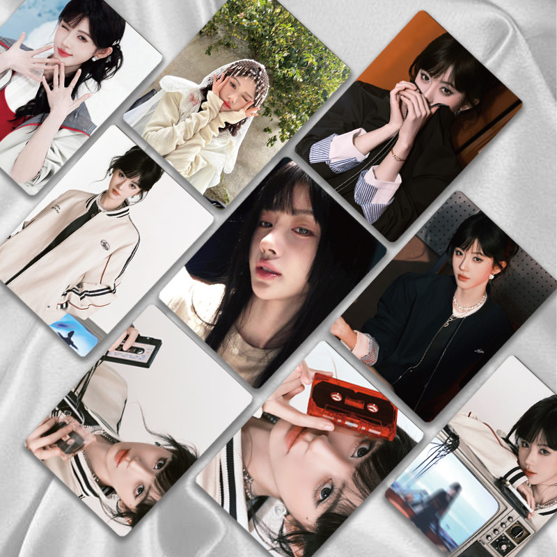 50-55pcs ละครจีน Actor Kiku Ceciliy Ju Jingyi Holographic Lomo การ์ด VEIL OF SHADOWS Qian Xiangyin เ