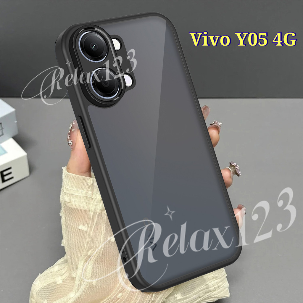 สําหรับVivo Y05 4Gใหม่หรูหราสีดําMatte Clearเลนส์ป้องกันสําหรับVivo Y 05 VIVO Y05 vivo Y05 05Y Y05Vi